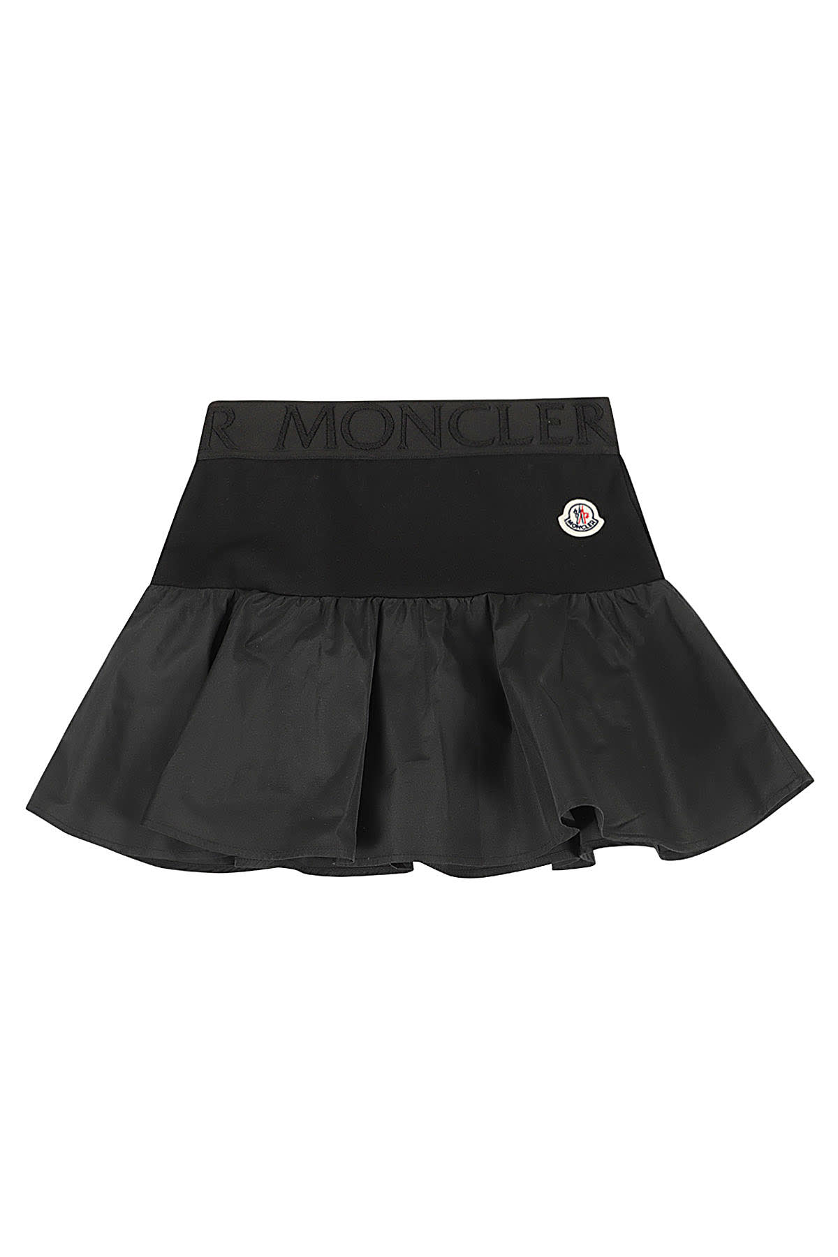 Shop Moncler Skirt In Nero