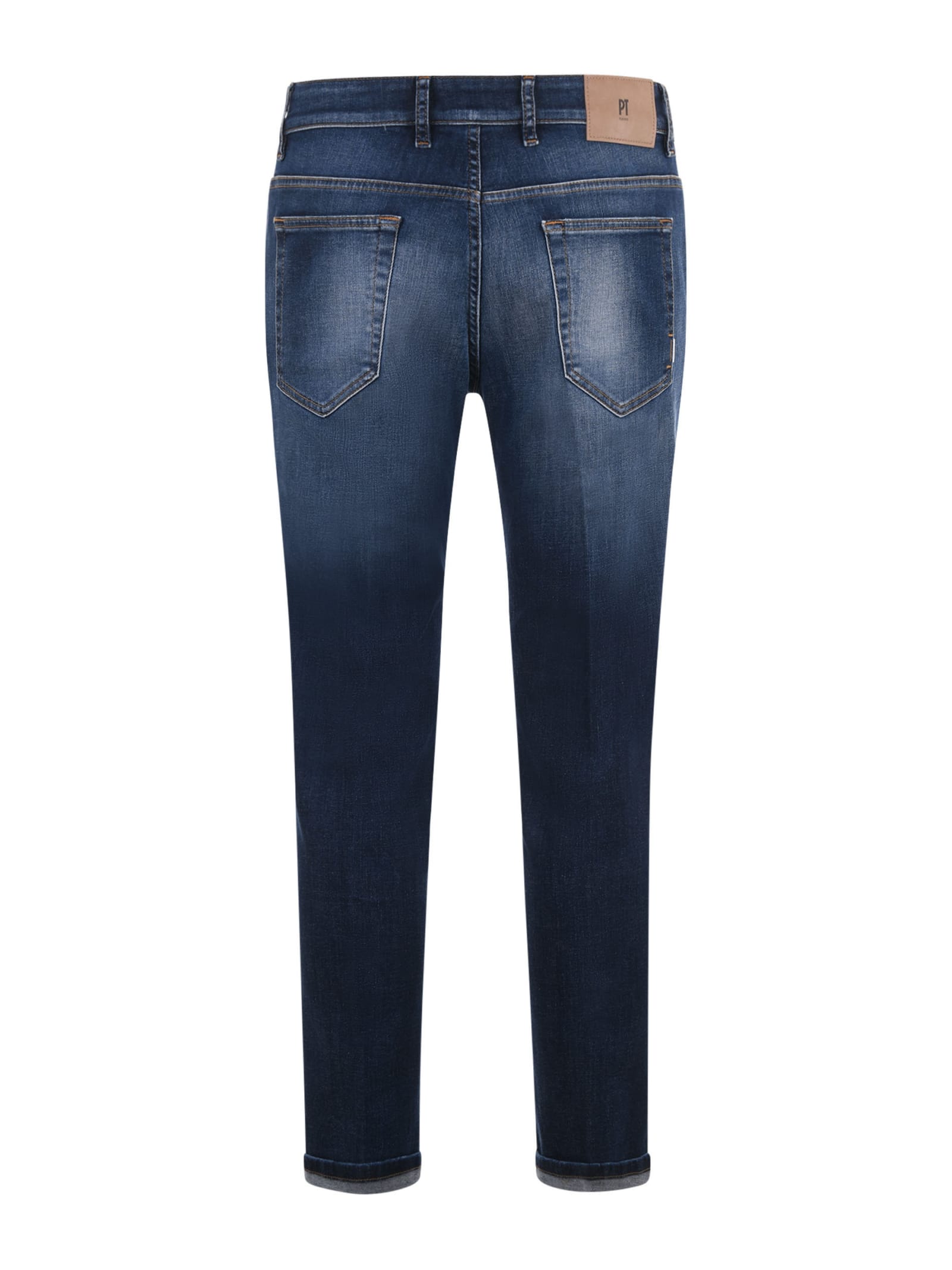 Shop Pt01 Jeans Pt In Denim Stretch