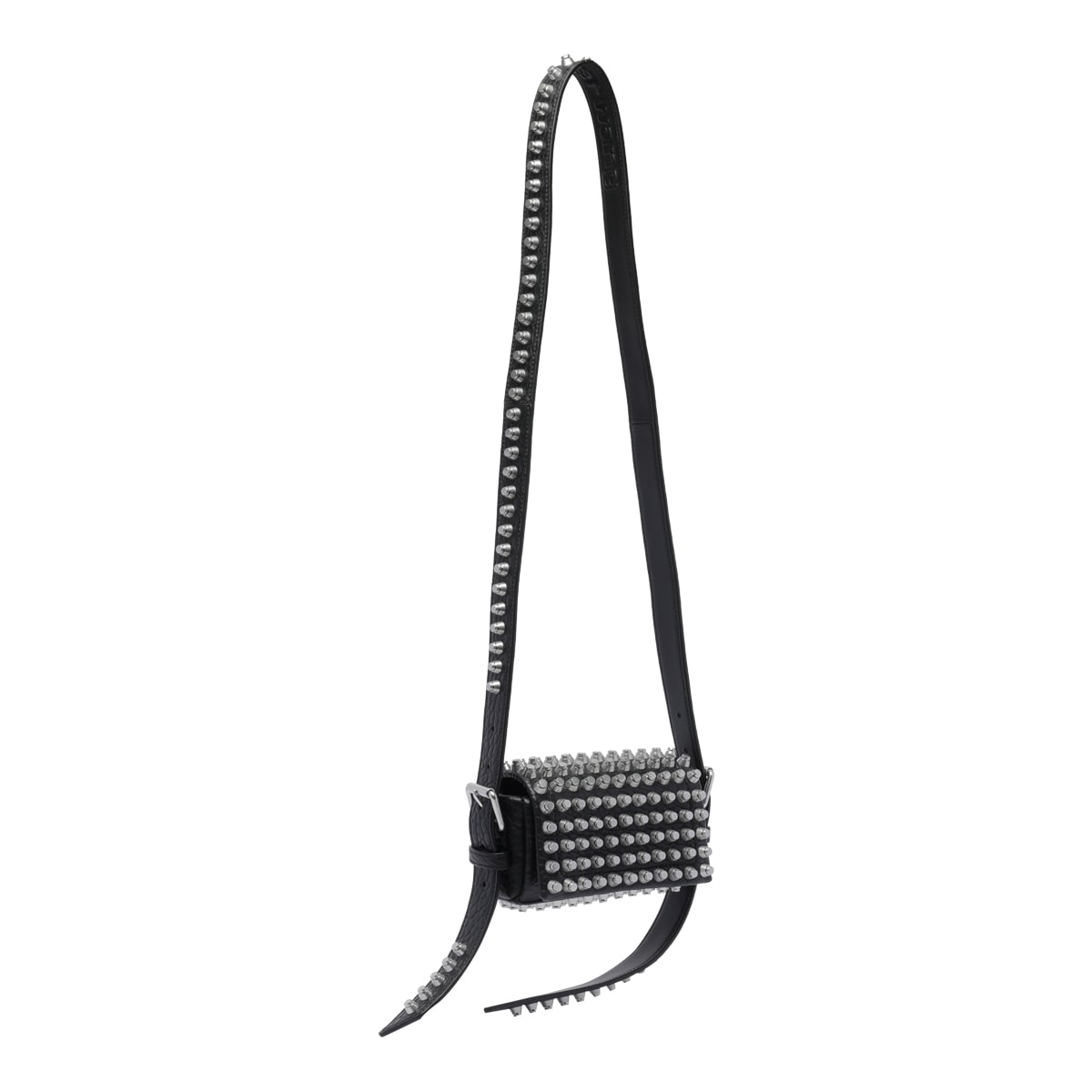 Alexander Wang Studded Rectangular Shoulder Bag With Adaptable Strap