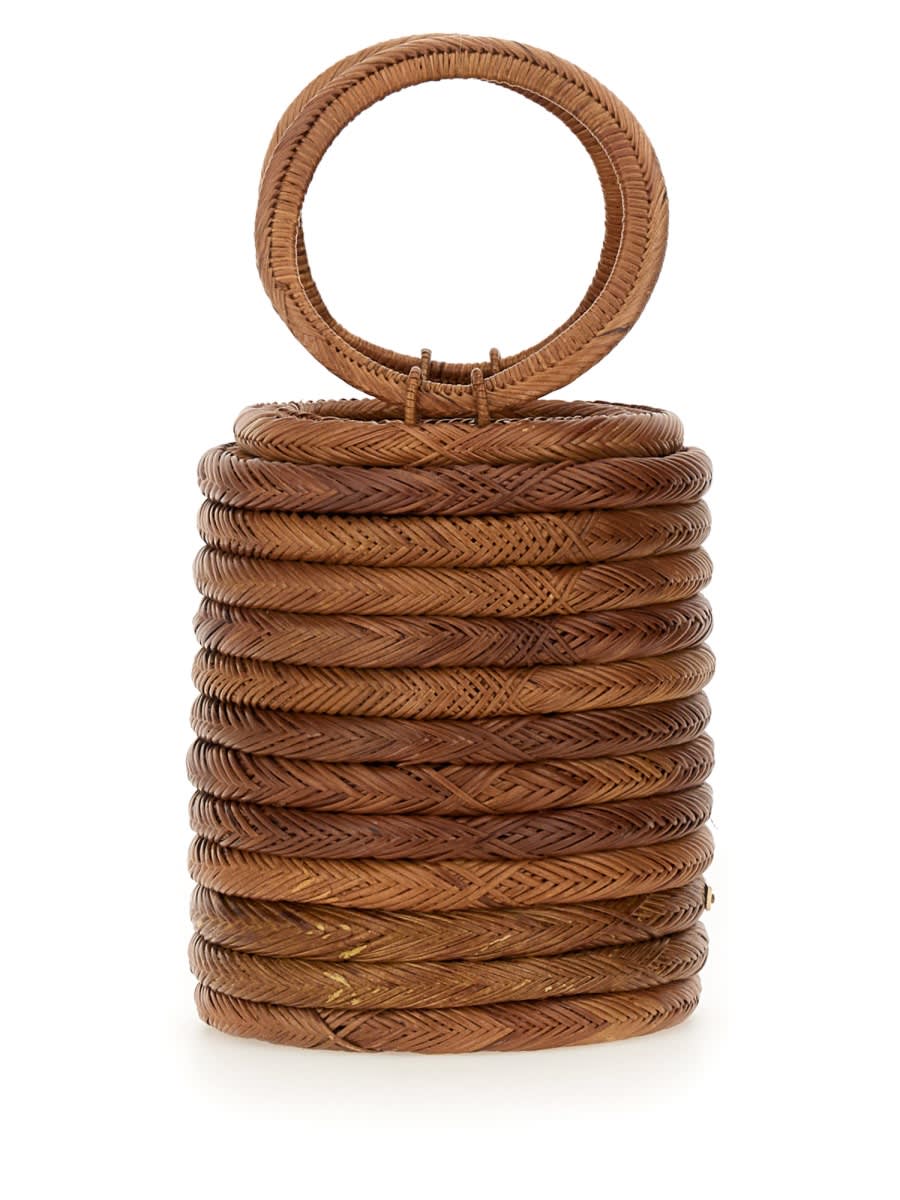 Shop Cult Gaia Bag Yasmina In Beige