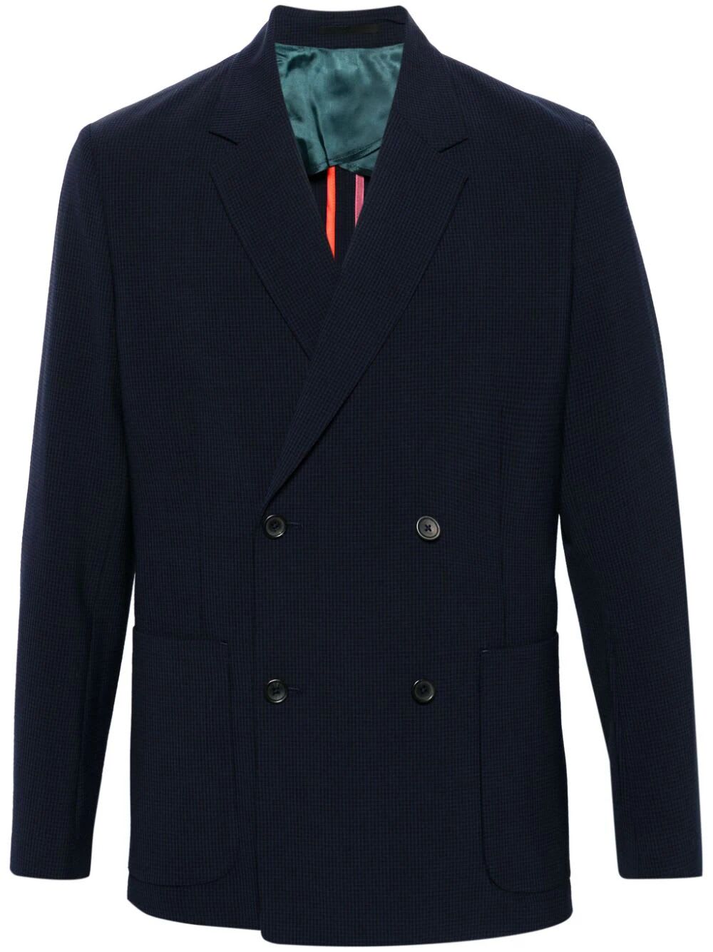 Shop Ps By Paul Smith Mens Jacket Double Breasted In Blues