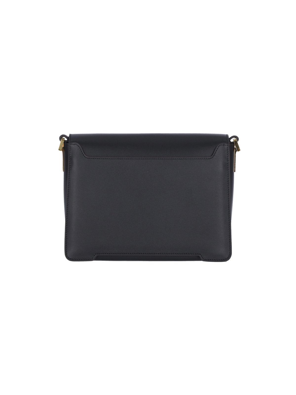 Shop Marni Trunkaroo Foldover Top Medium Shoulder Bag In 00n99