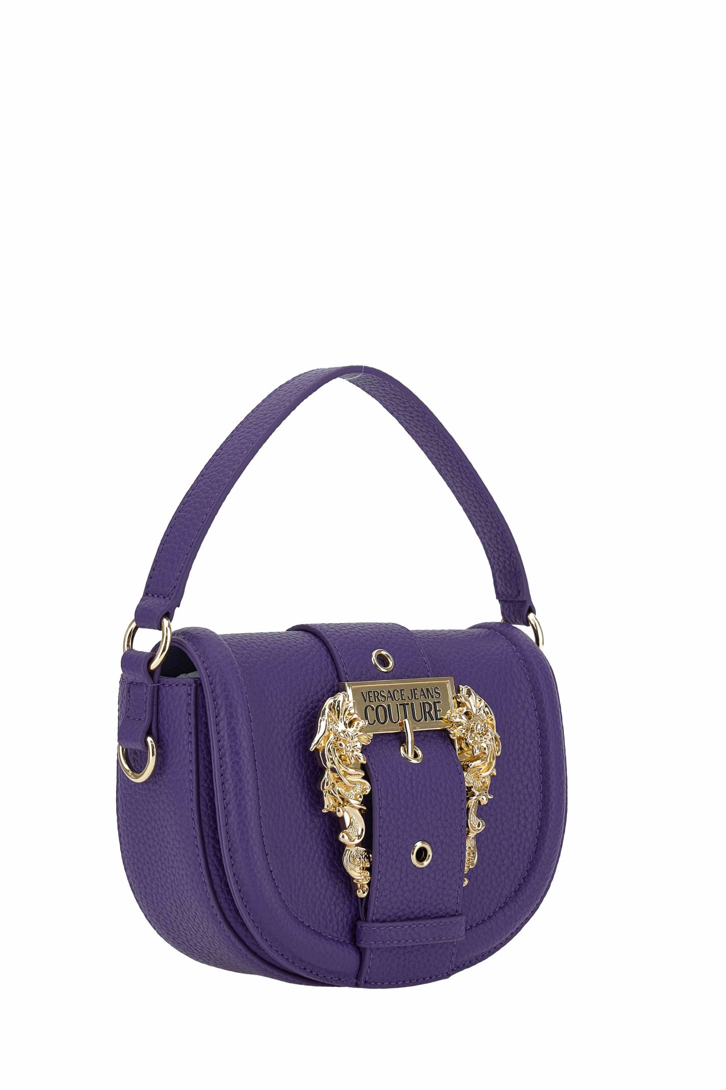 Shop Versace Jeans Couture Bag In Purple