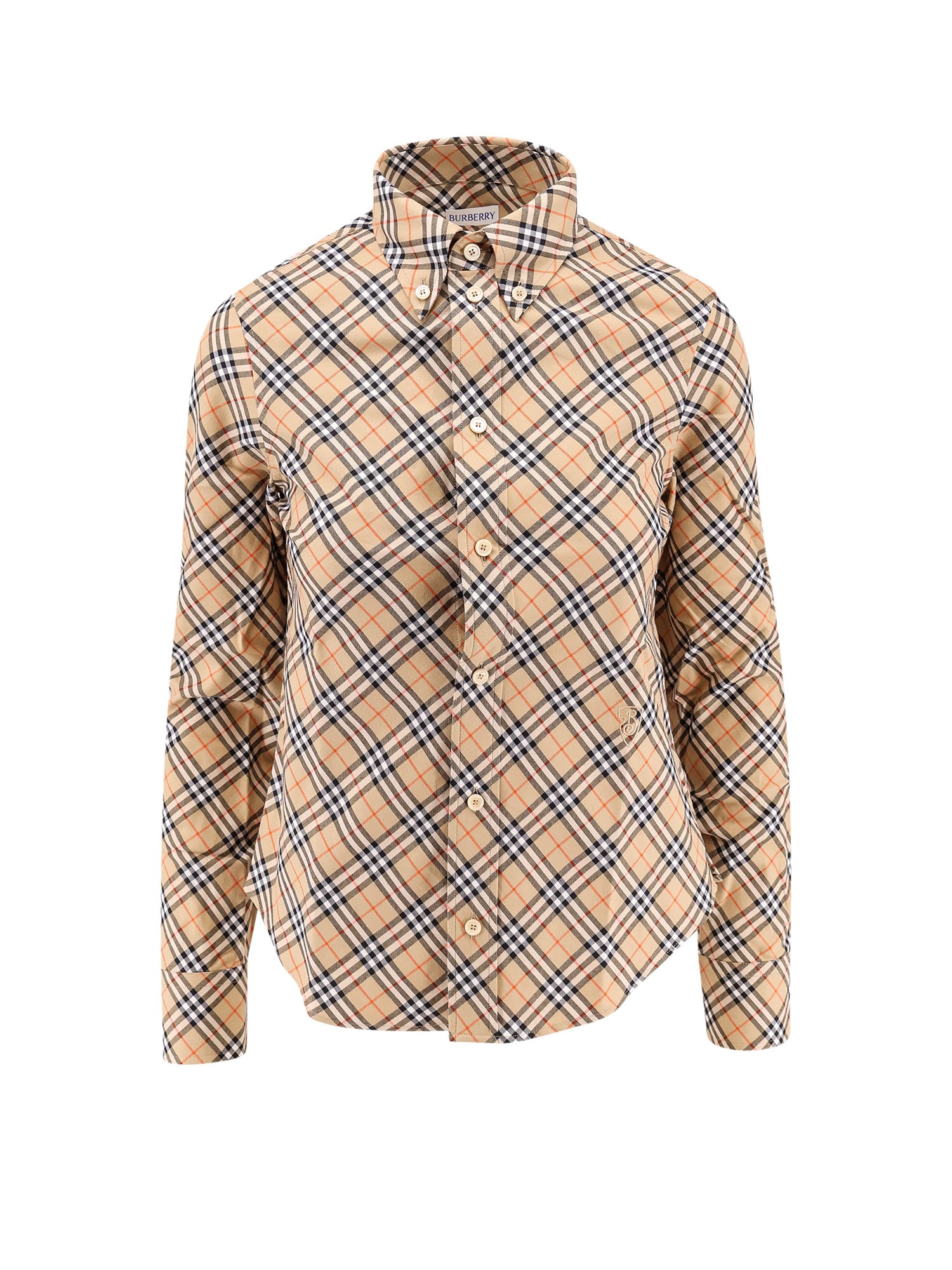 Shop Burberry Shirt In Beige