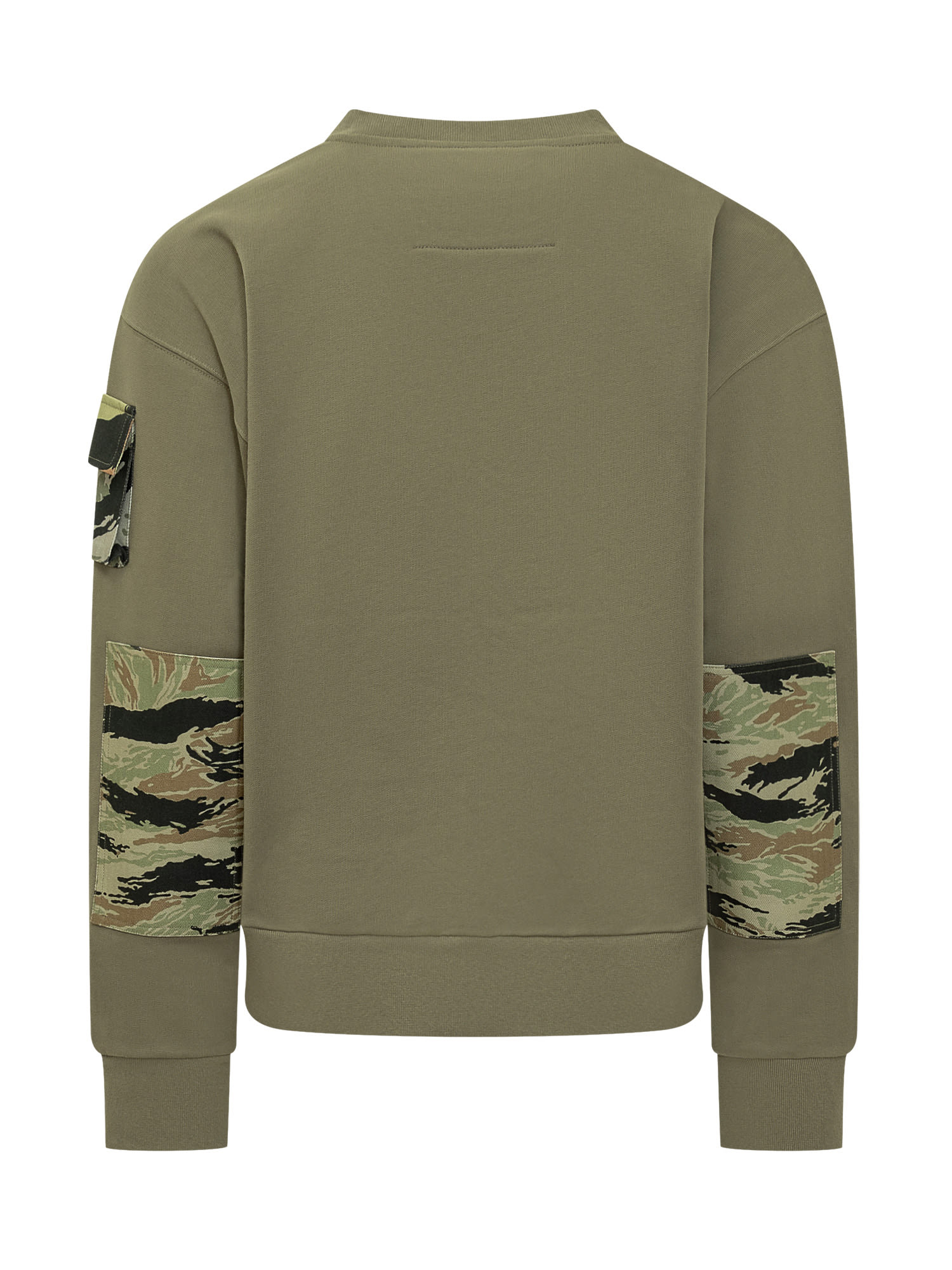 Givenchy Sweatshirt In Fleece With Camo Patches