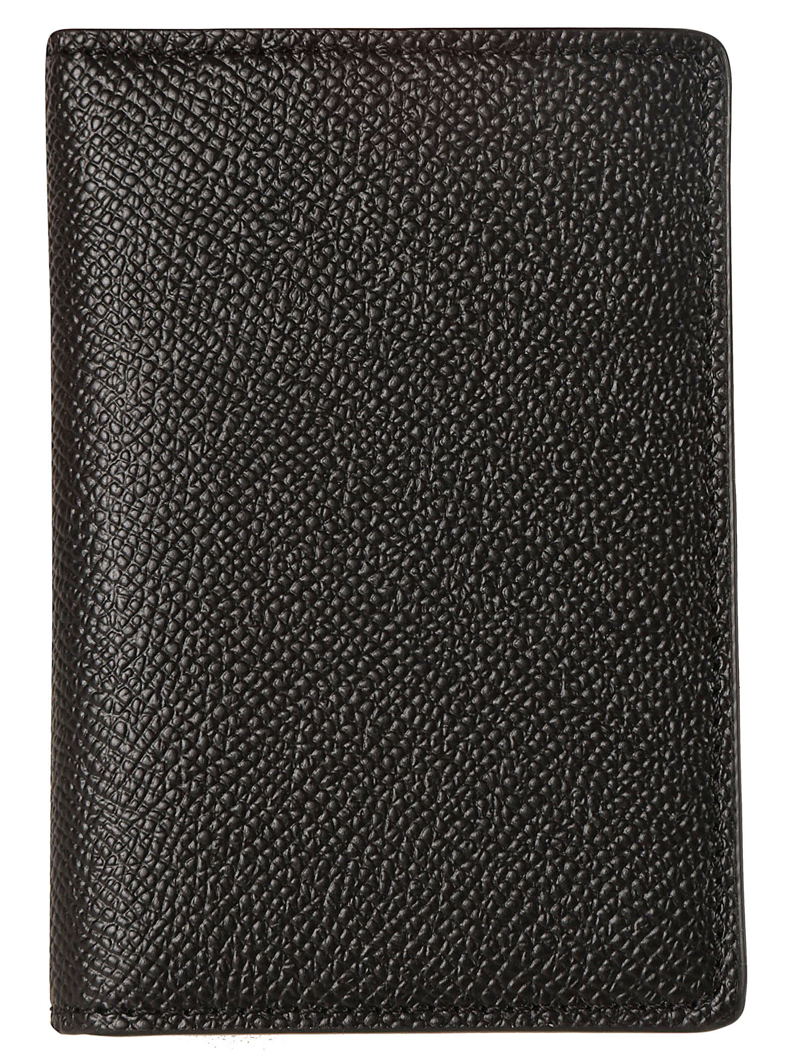 Maison Margiela Logo Inside Card Holder In Black