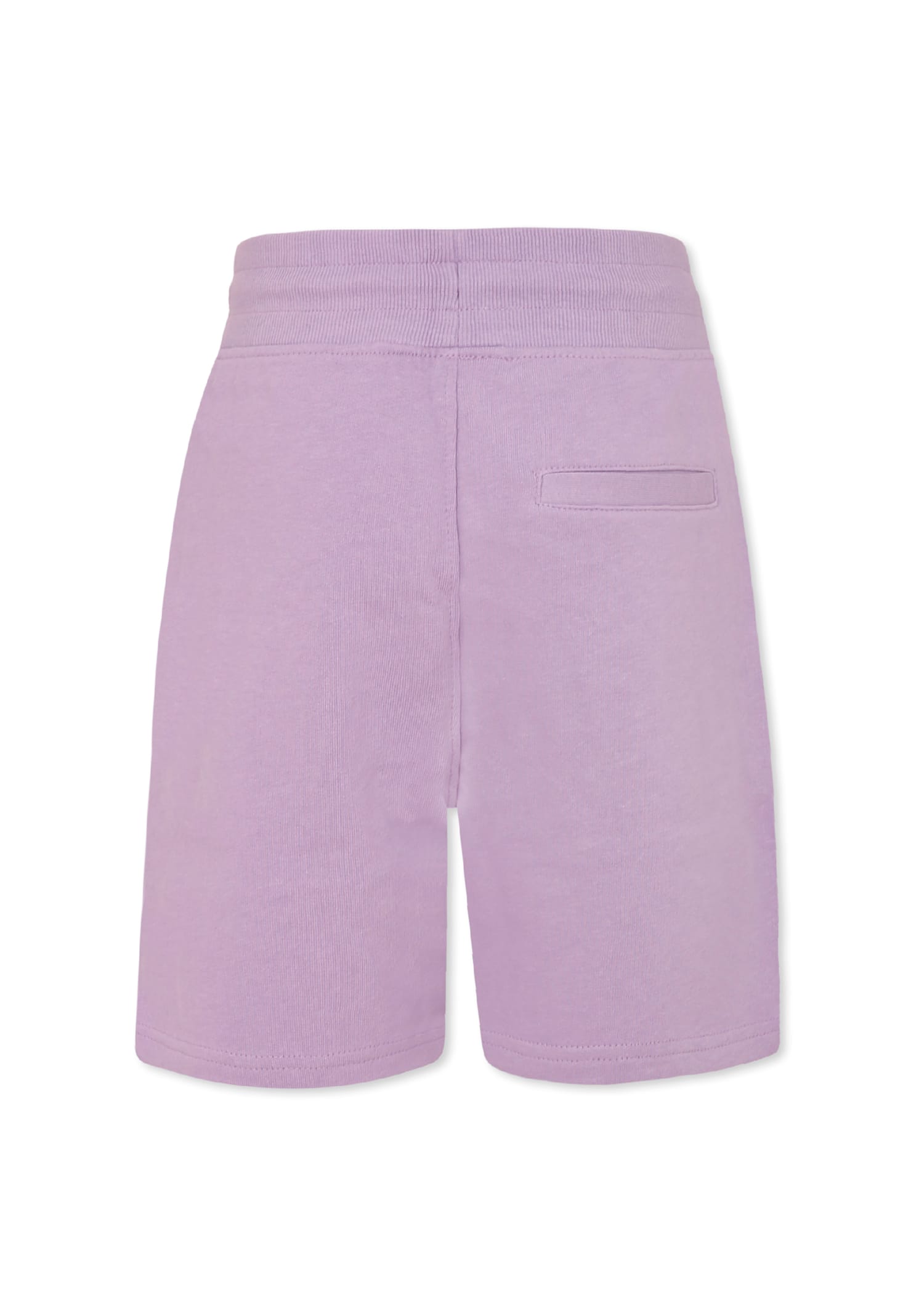 Molo Purple Shorts For Kids With Smiley In Violet