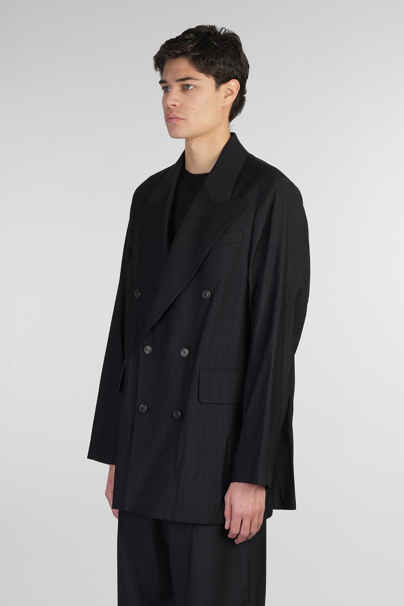 Our Legacy Unconstructed Db Blazer In Black