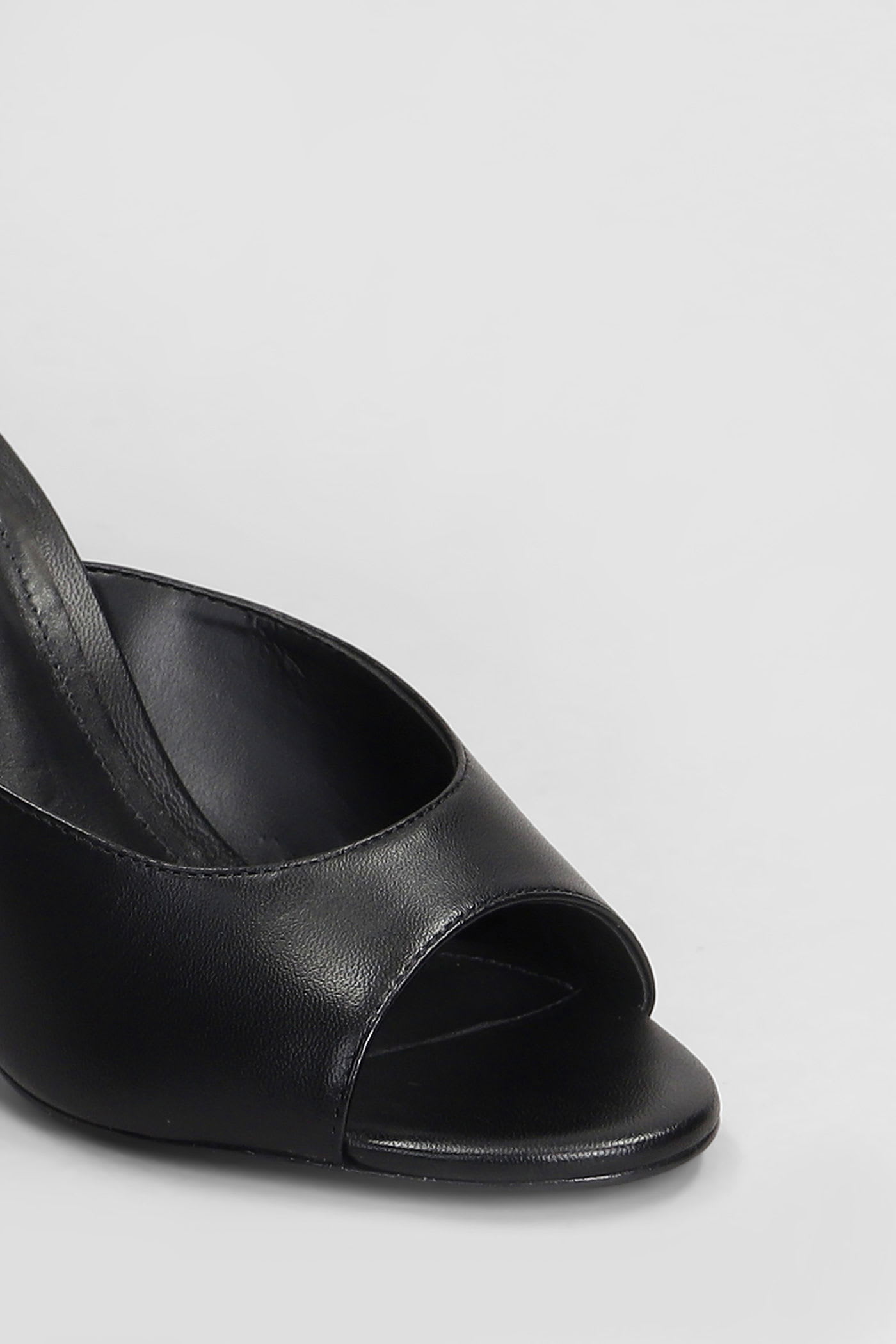 Shop Schutz Slipper-mule In Black Leather