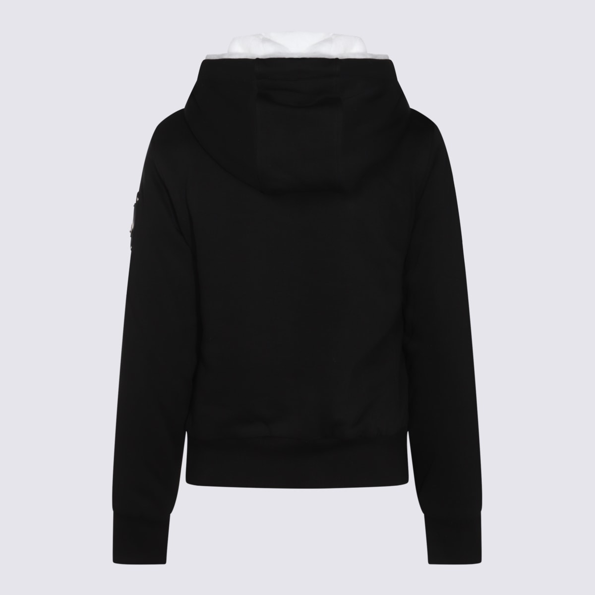 Moose Knuckles Black Cotton Blend Casual Jacket In Black