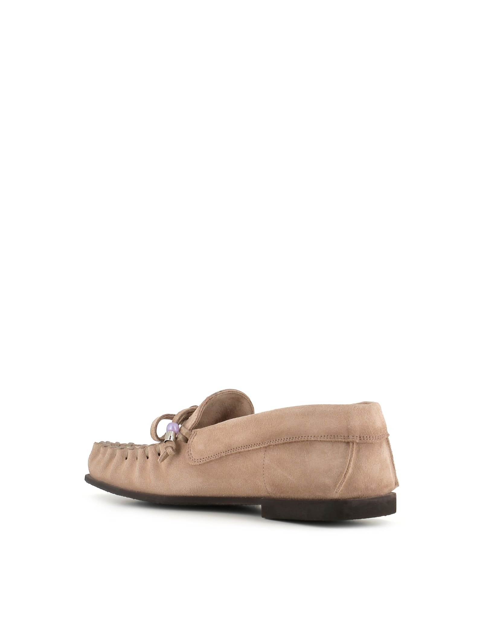 Alexander Hotto Moccasin-style Loafers In Beige