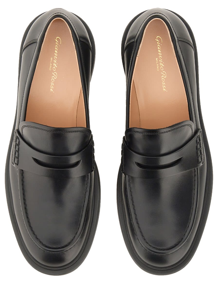 Shop Gianvito Rossi Harris Loafer In Black