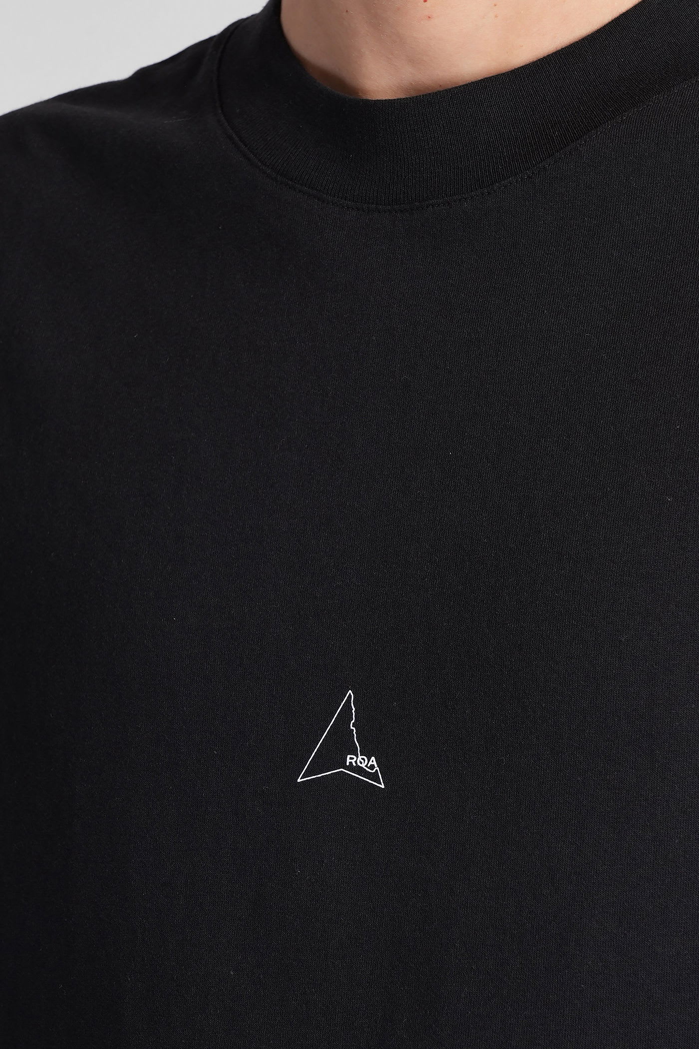 Roa Man T-shirt Black Size Xl Cotton In Black