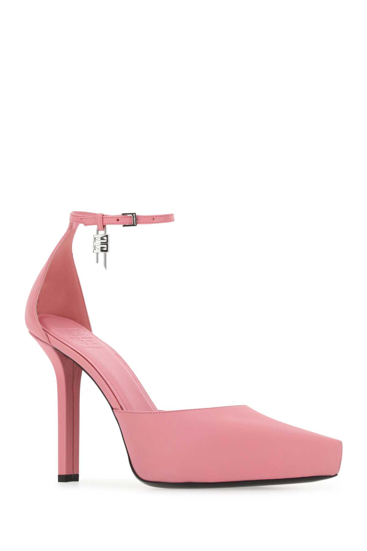 Shop Givenchy Pink Leather G-lock Pumps In 670