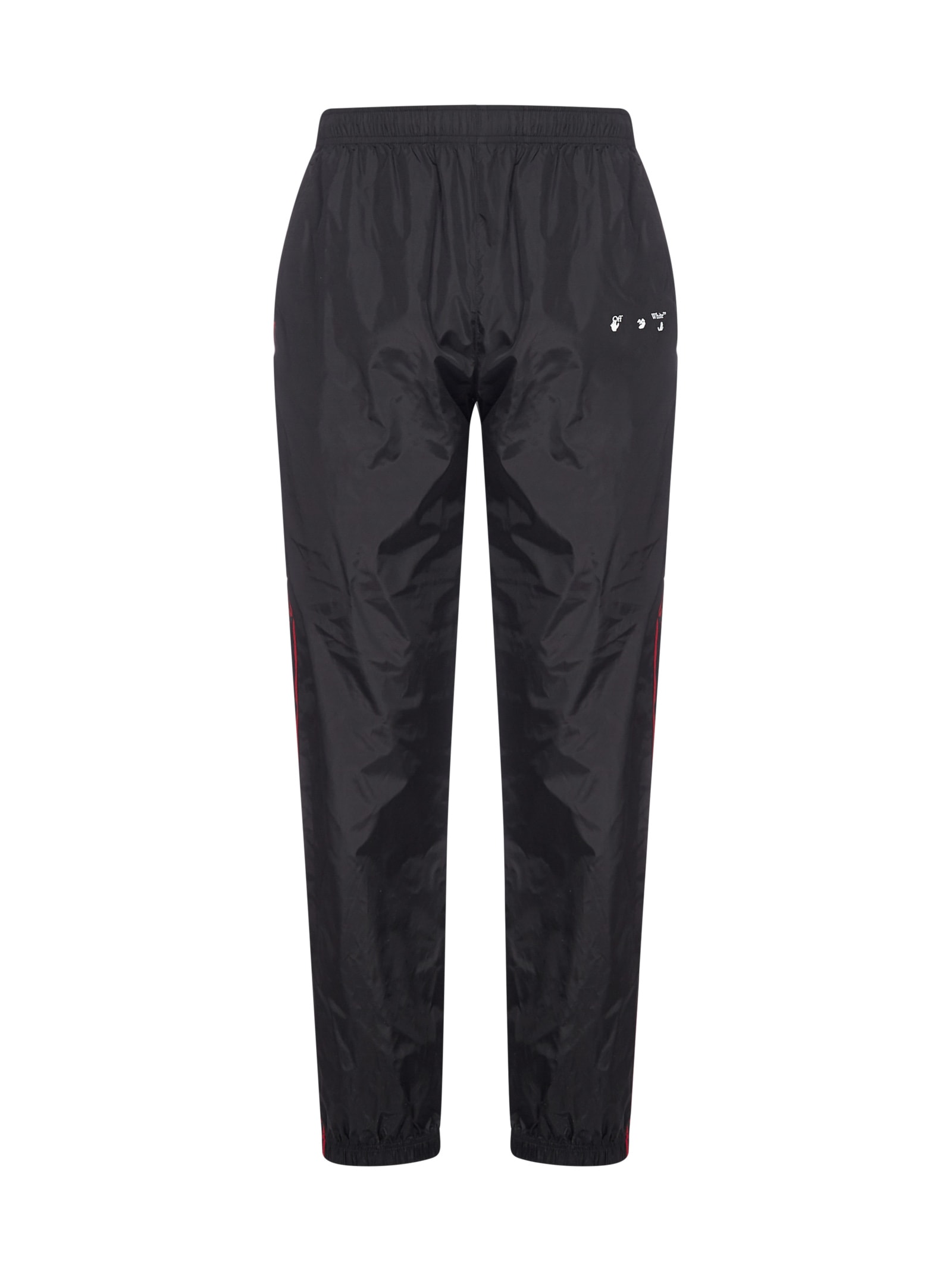 Off-White Ow-logo Striped Track Pants