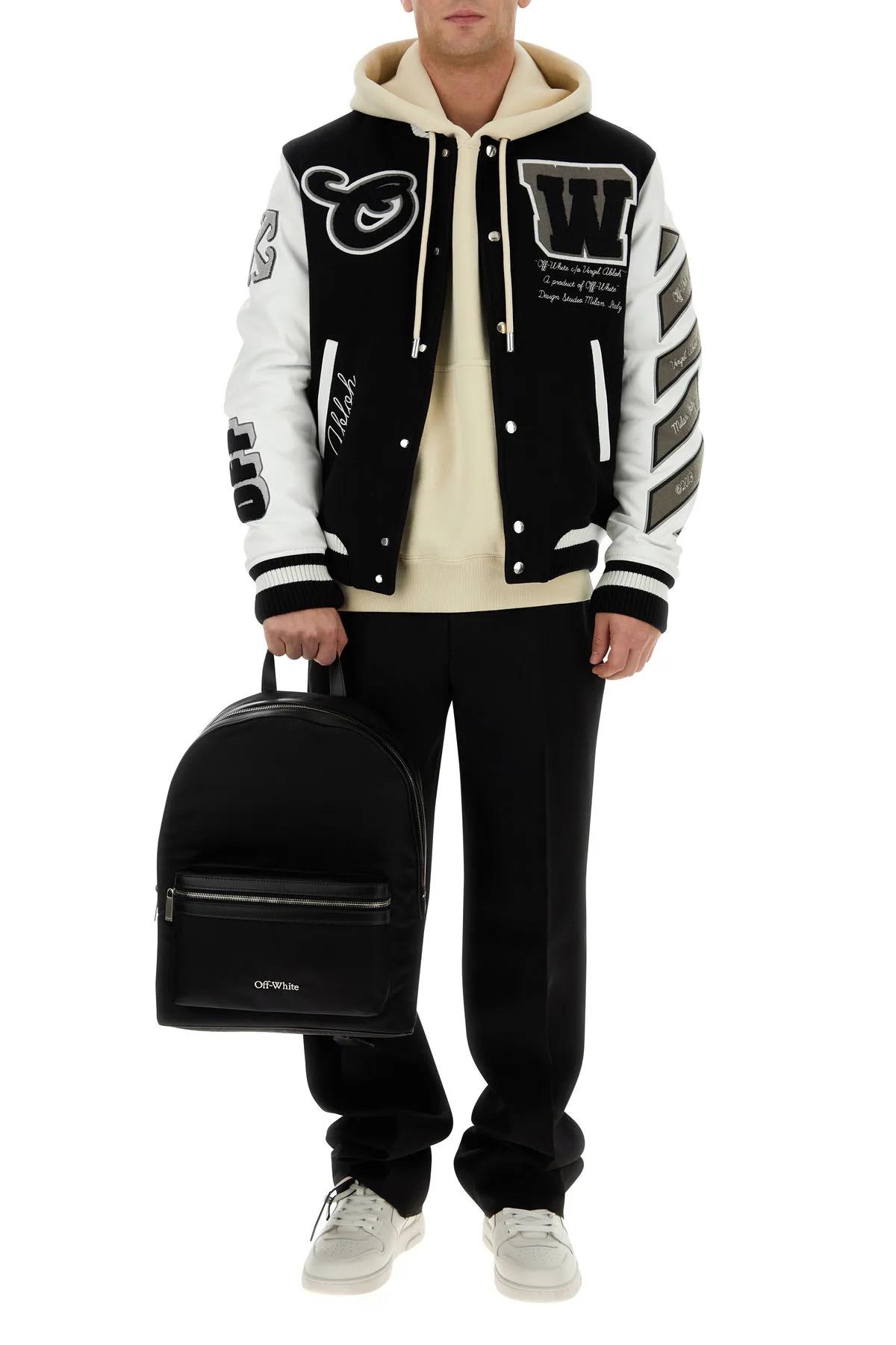 Shop Off-white Black Nylon Core Backpack