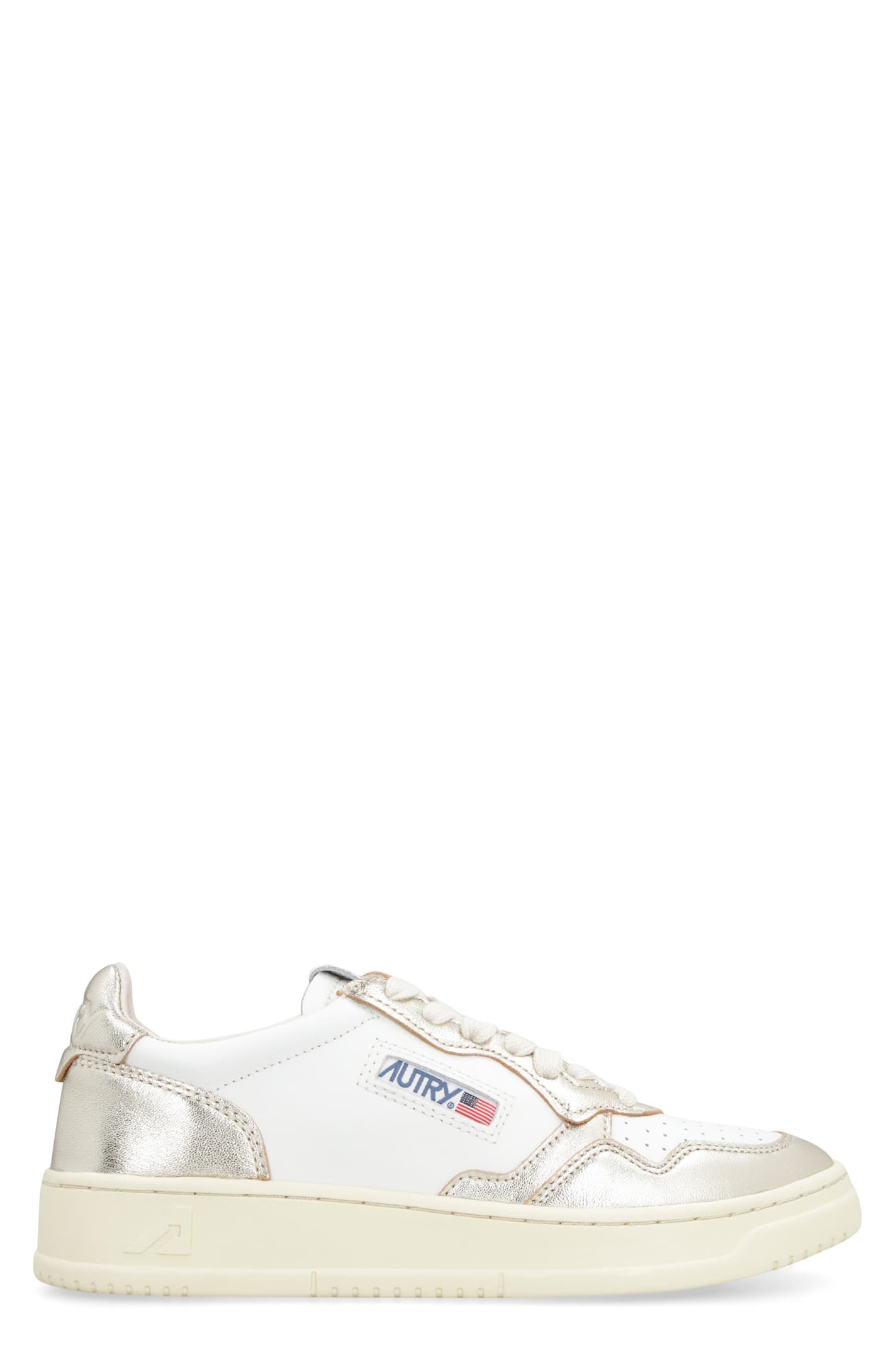 Autry Medalist Leather Low-top Sneakers In Multi