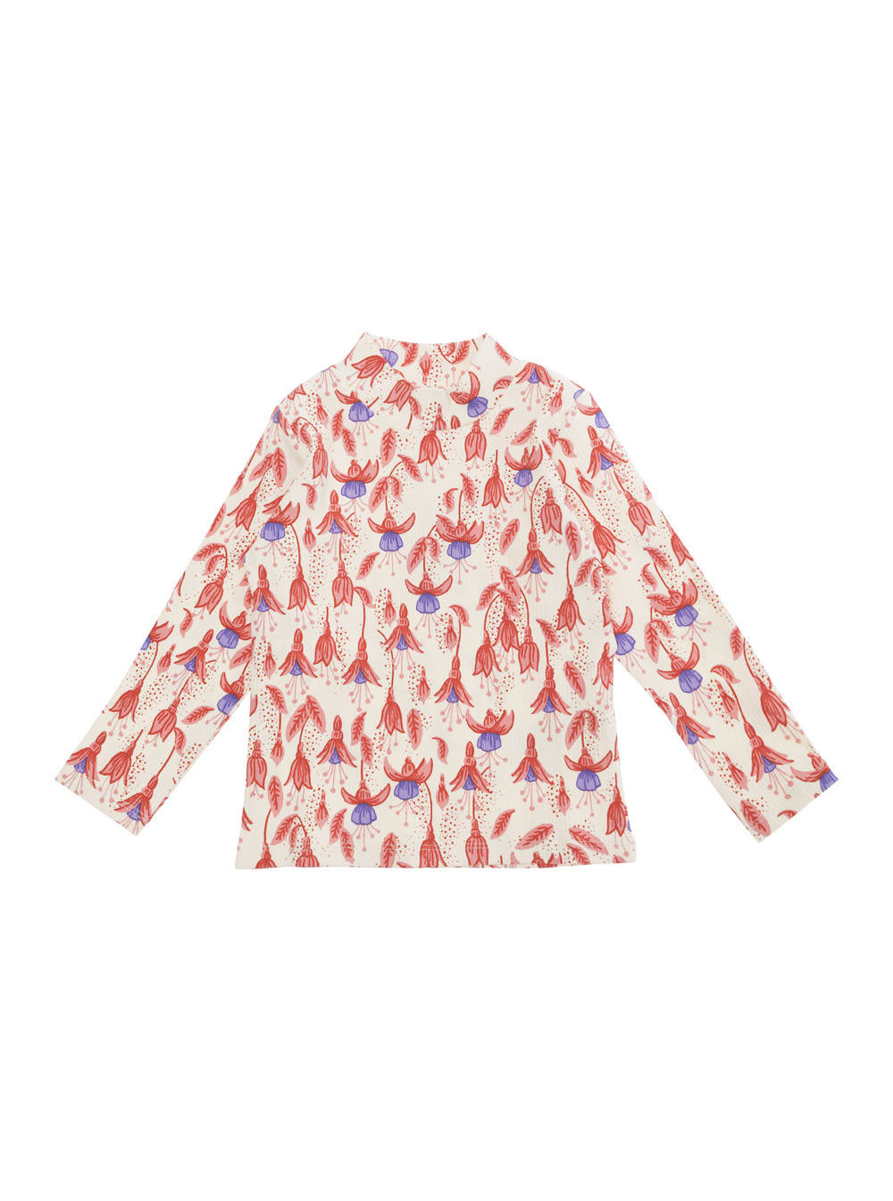 Mini Rodini Fuchsia Cotton-blend Top In Red