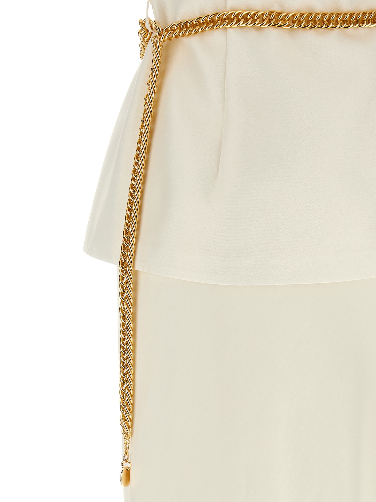 Self-portrait Taffeta Cream Polyester Dress In Neutral