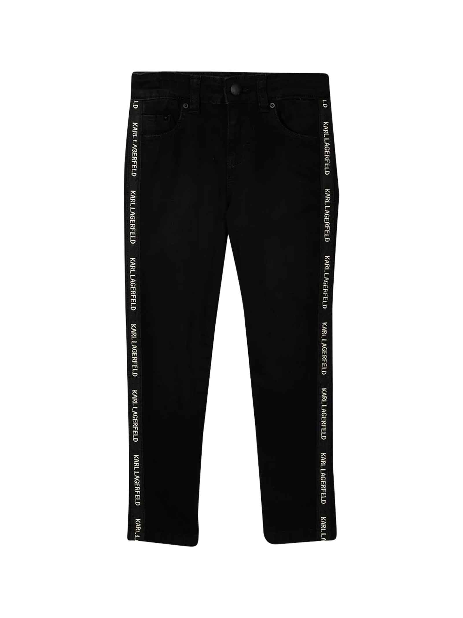 Karl Lagerfeld Kids Unisex Black Jeans