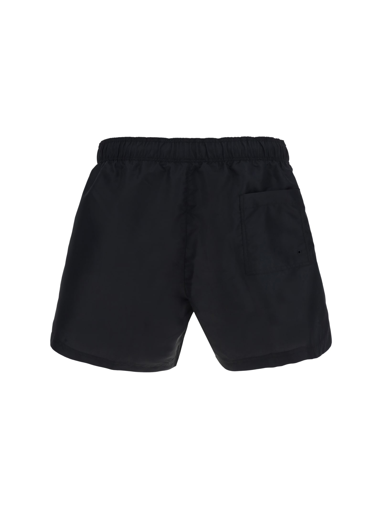 Shop Versace Swimshorts In Black