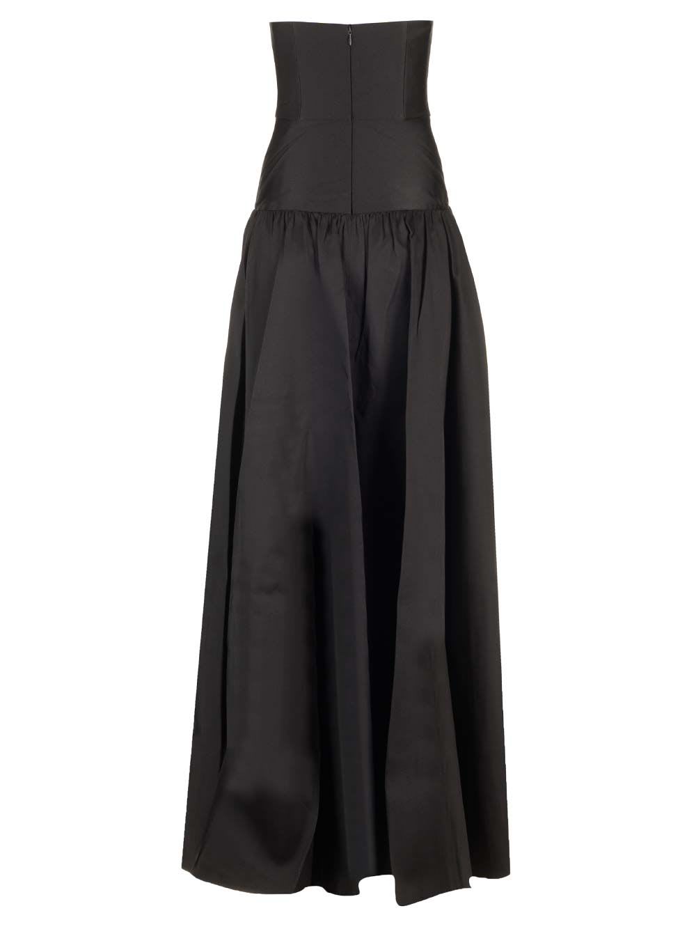 Shop Roland Mouret Taffeta Evening Dress In Black