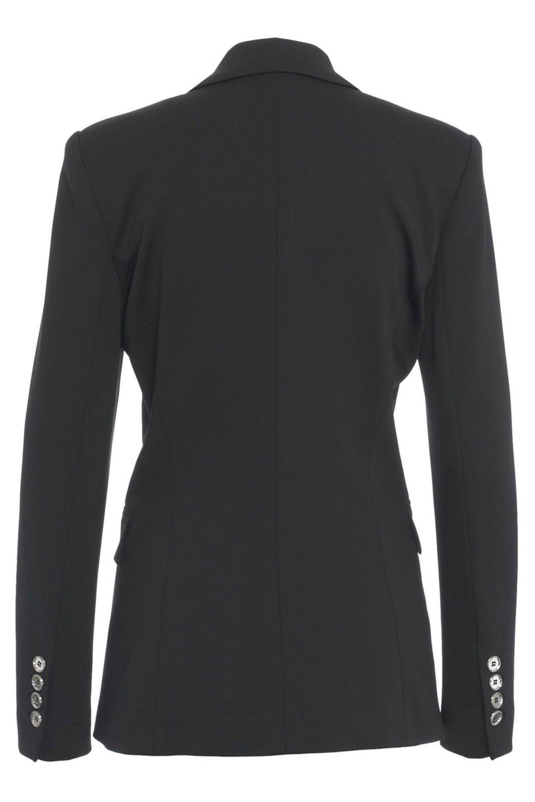 Pinko New Signum Single-breasted One Button Jacket In Black