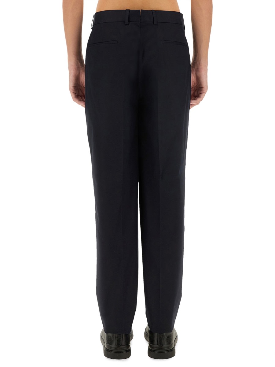 Shop Zegna Straight Leg Pants In Black