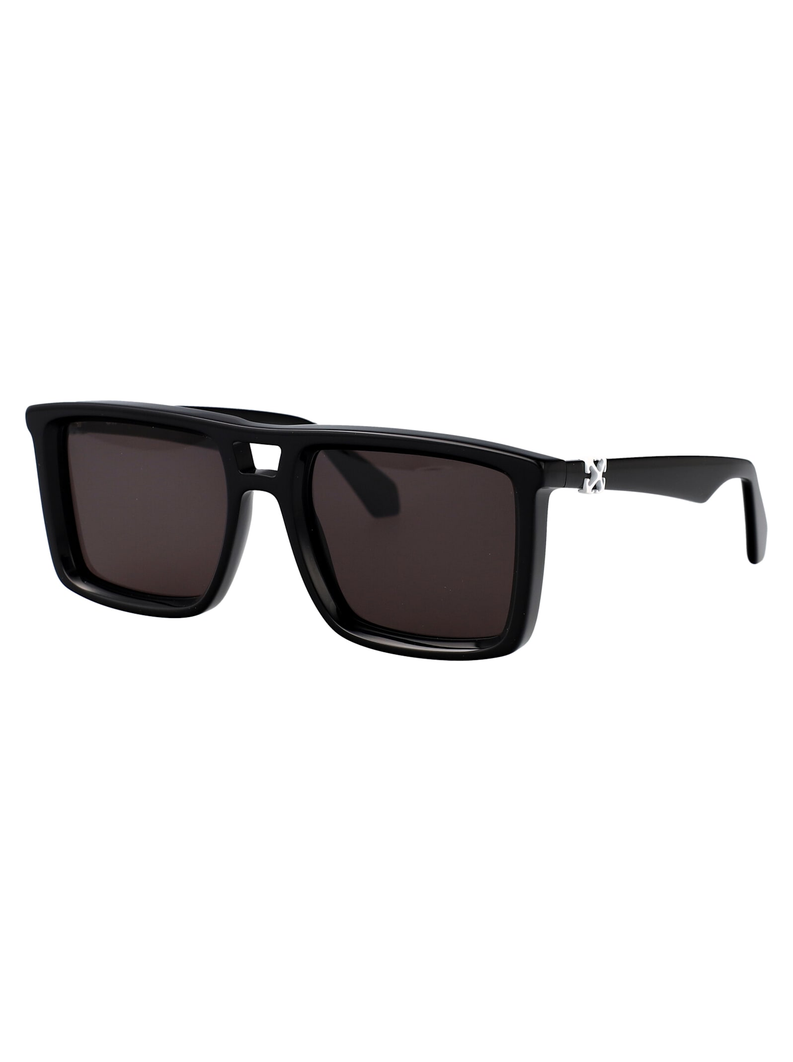 Off-white Stratford Sunglasses In Black Dark Grey