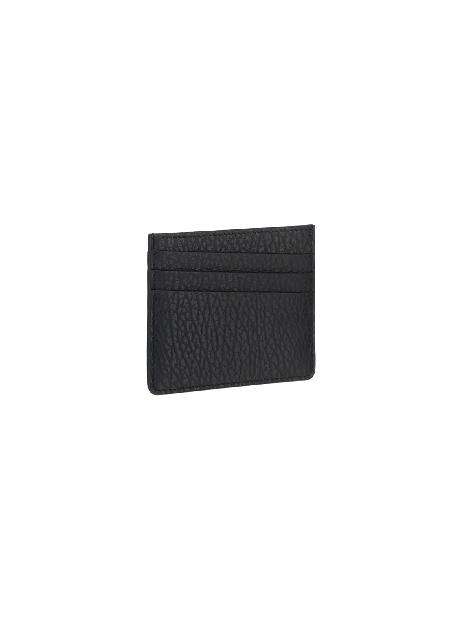 Maison Margiela Four Stitches Card Holder In Black