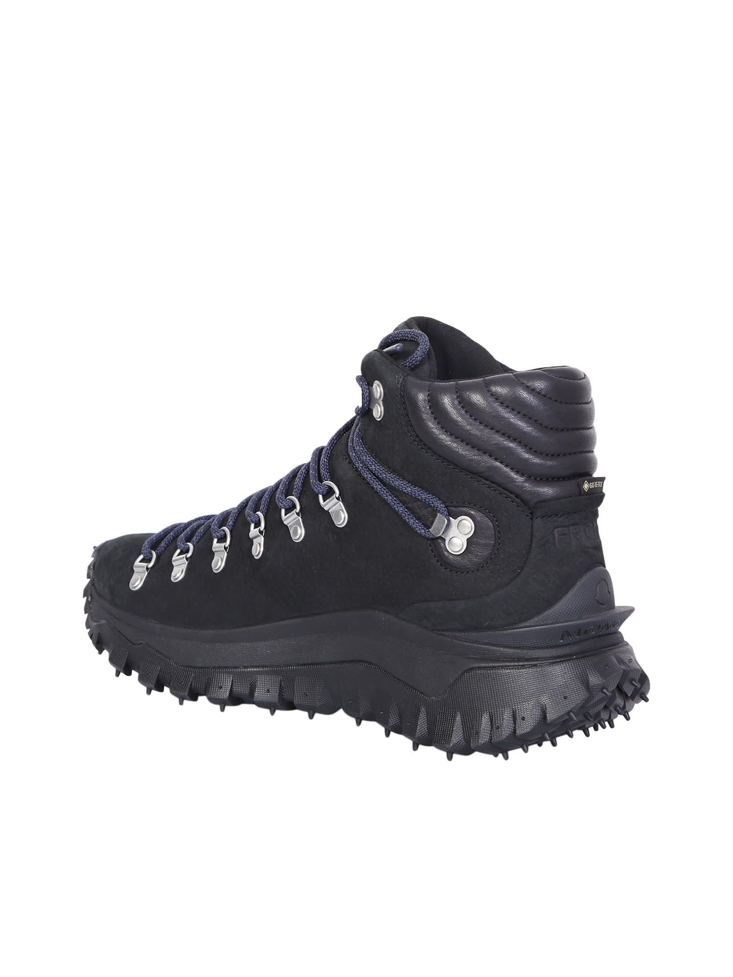 Shop Moncler Genius Trailgrip High Goretex Ankle Boots In Black