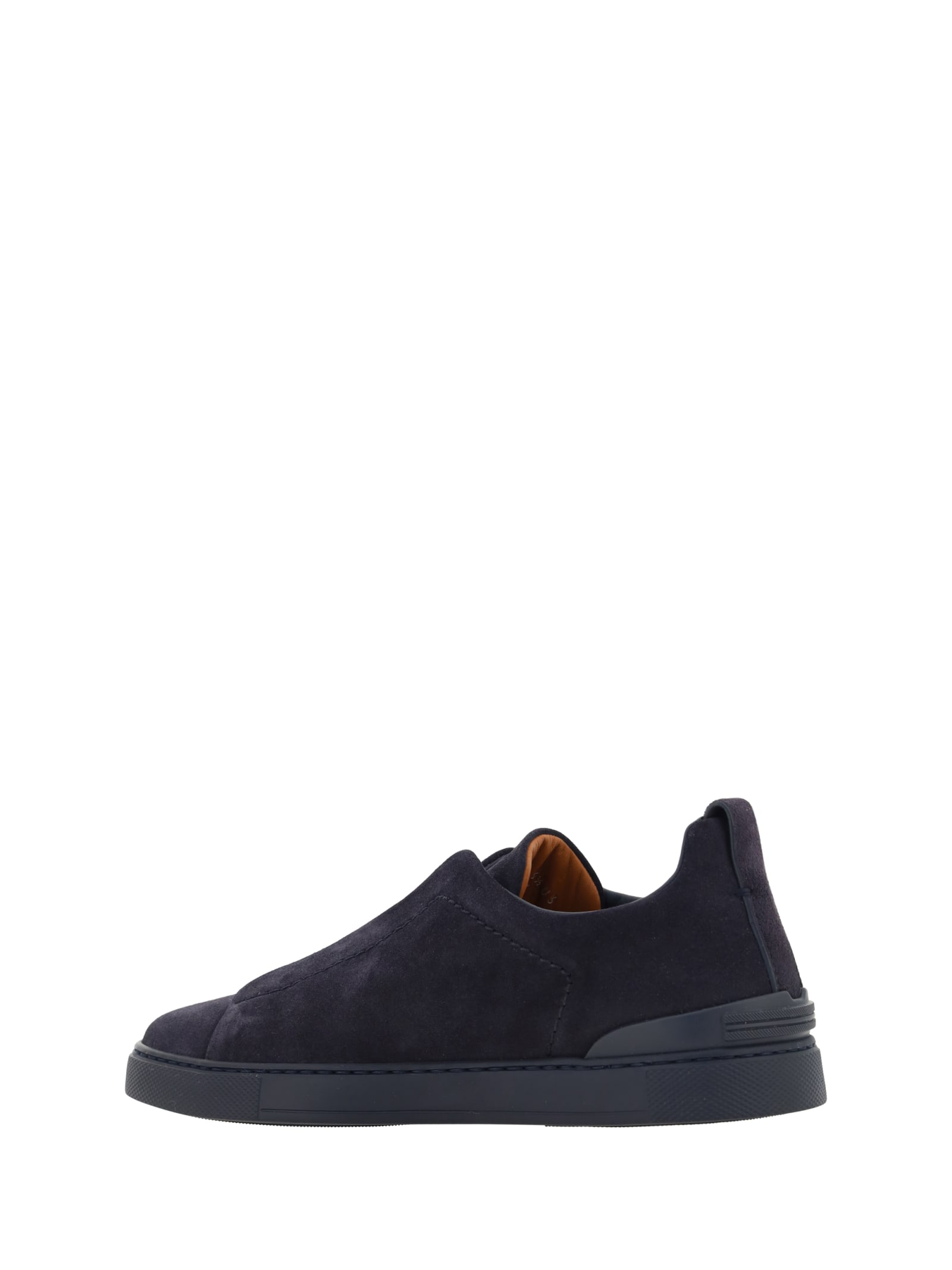 Shop Zegna Sneakers In Blu