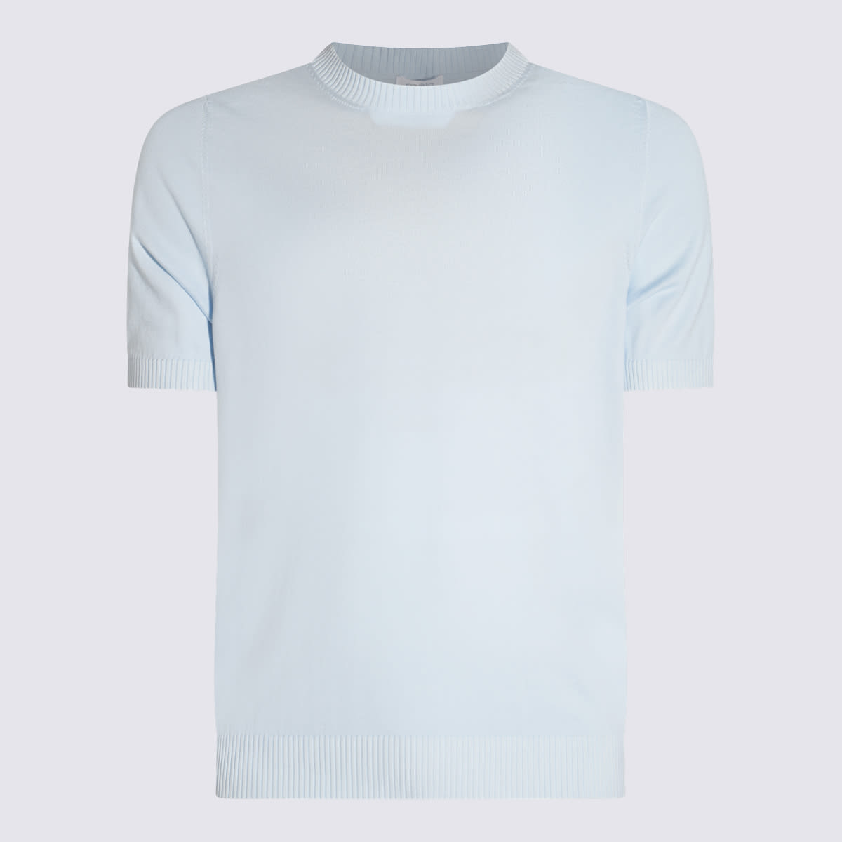 MALO LIGHT BLUE COTTON T-SHIRT