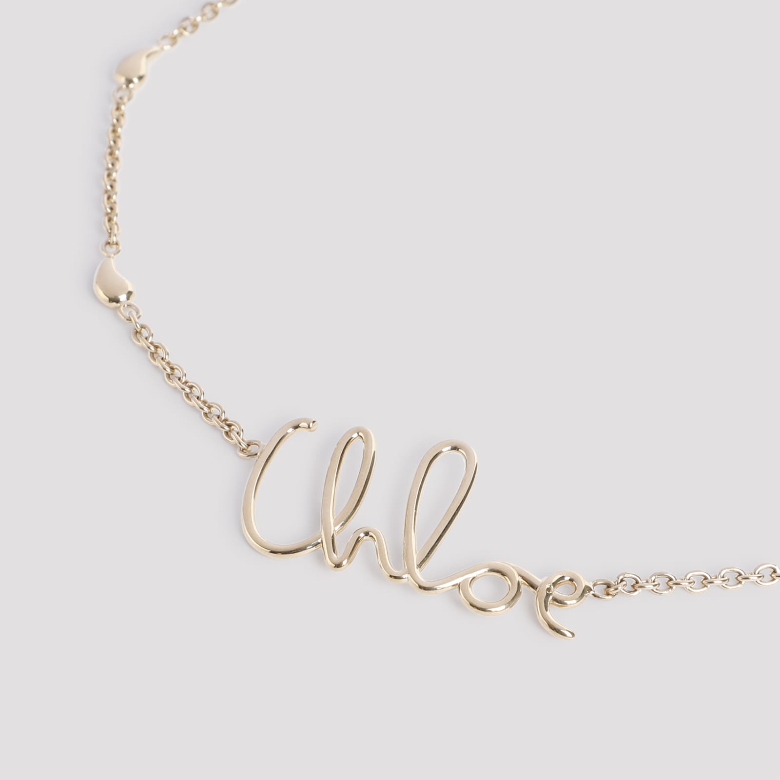 Shop Chloé Necklace In Dc Vintage Gold