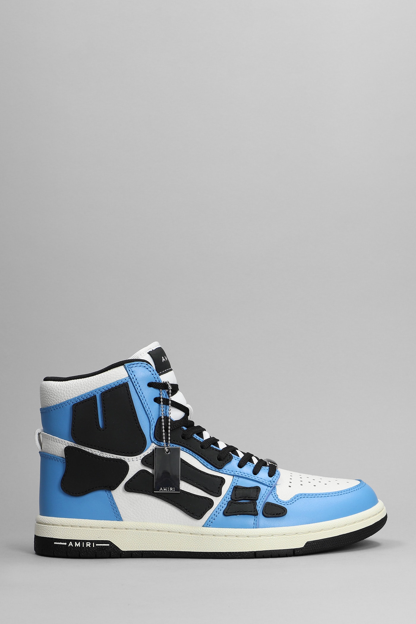 AMIRI SNEAKERS IN BLUE LEATHER