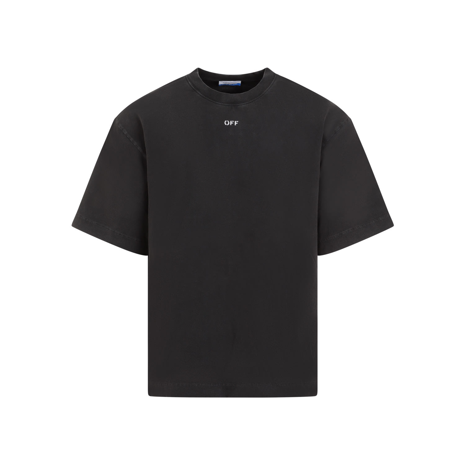 Shop Off-white Matthew Skate T-shirt In Black Grey