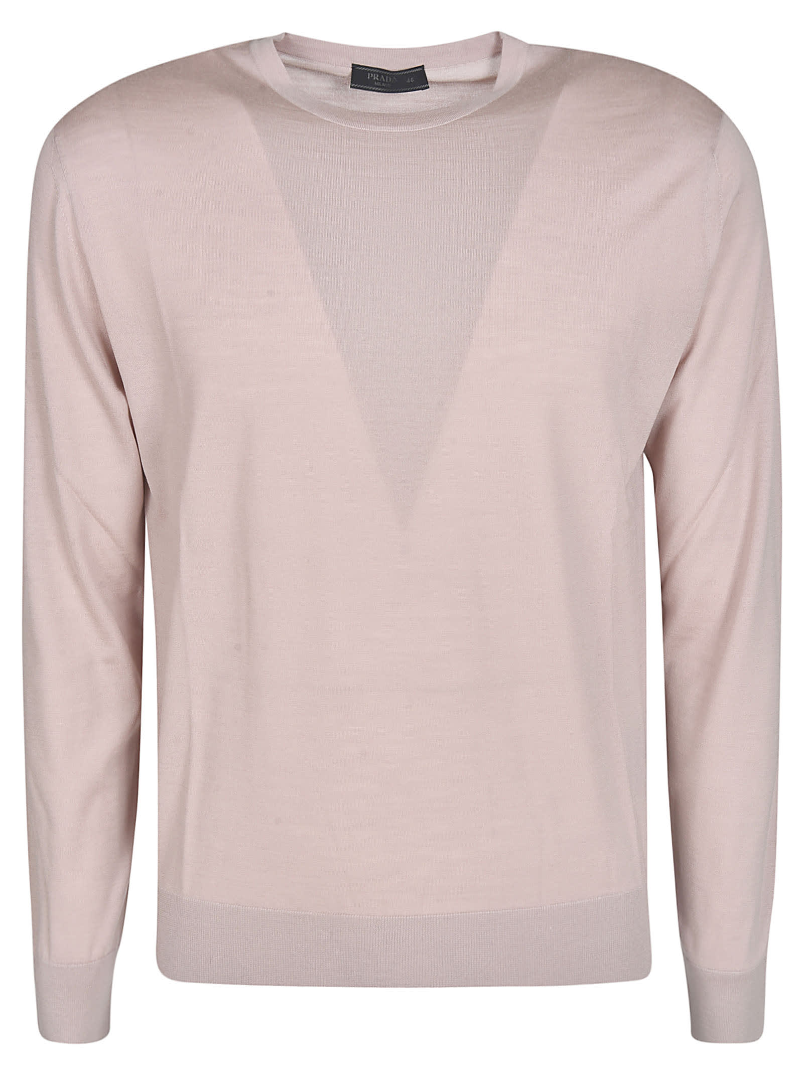 Prada Classic Sweater In Pink
