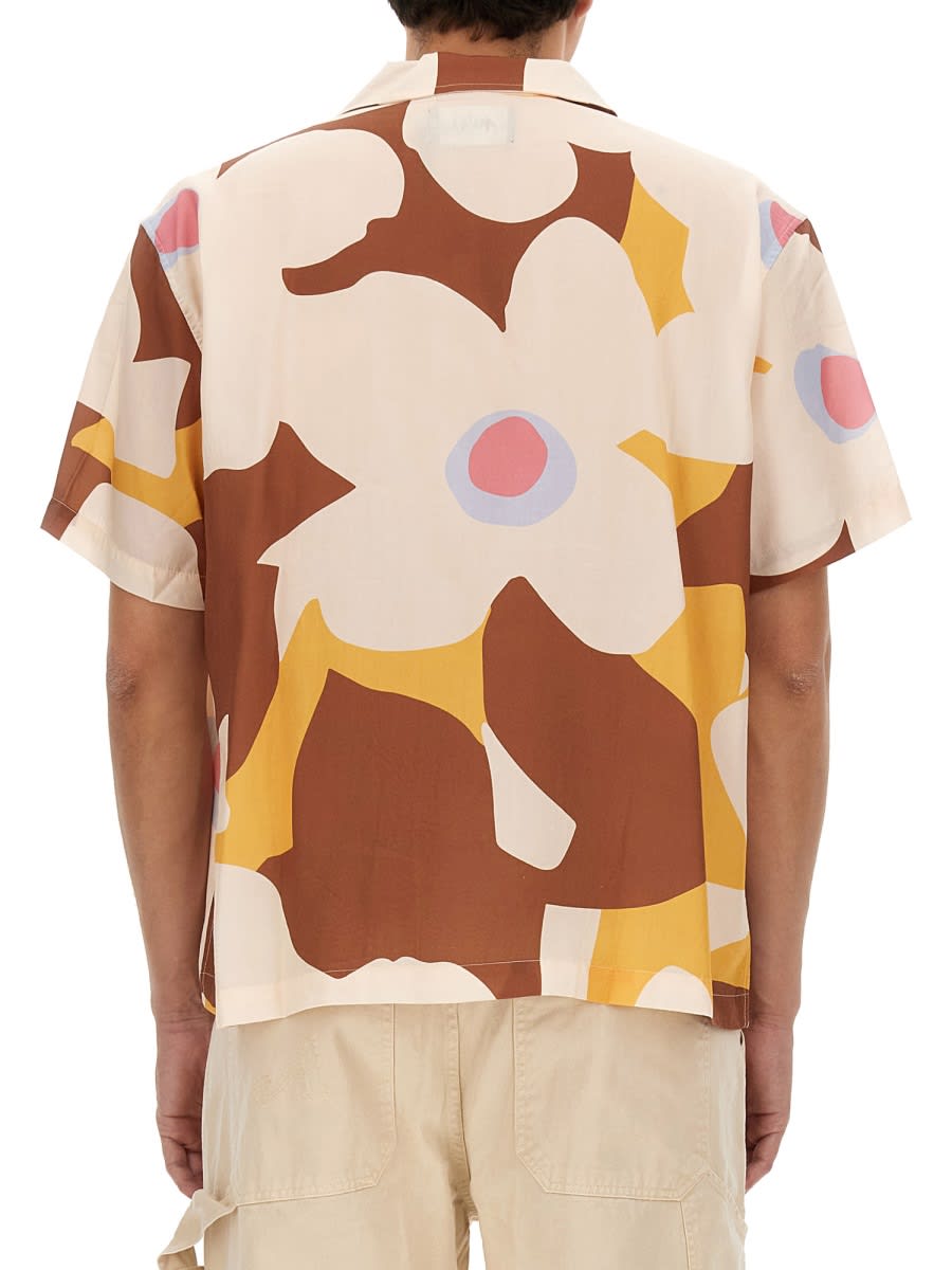 Shop Awake Ny Floral Shirt In Brown