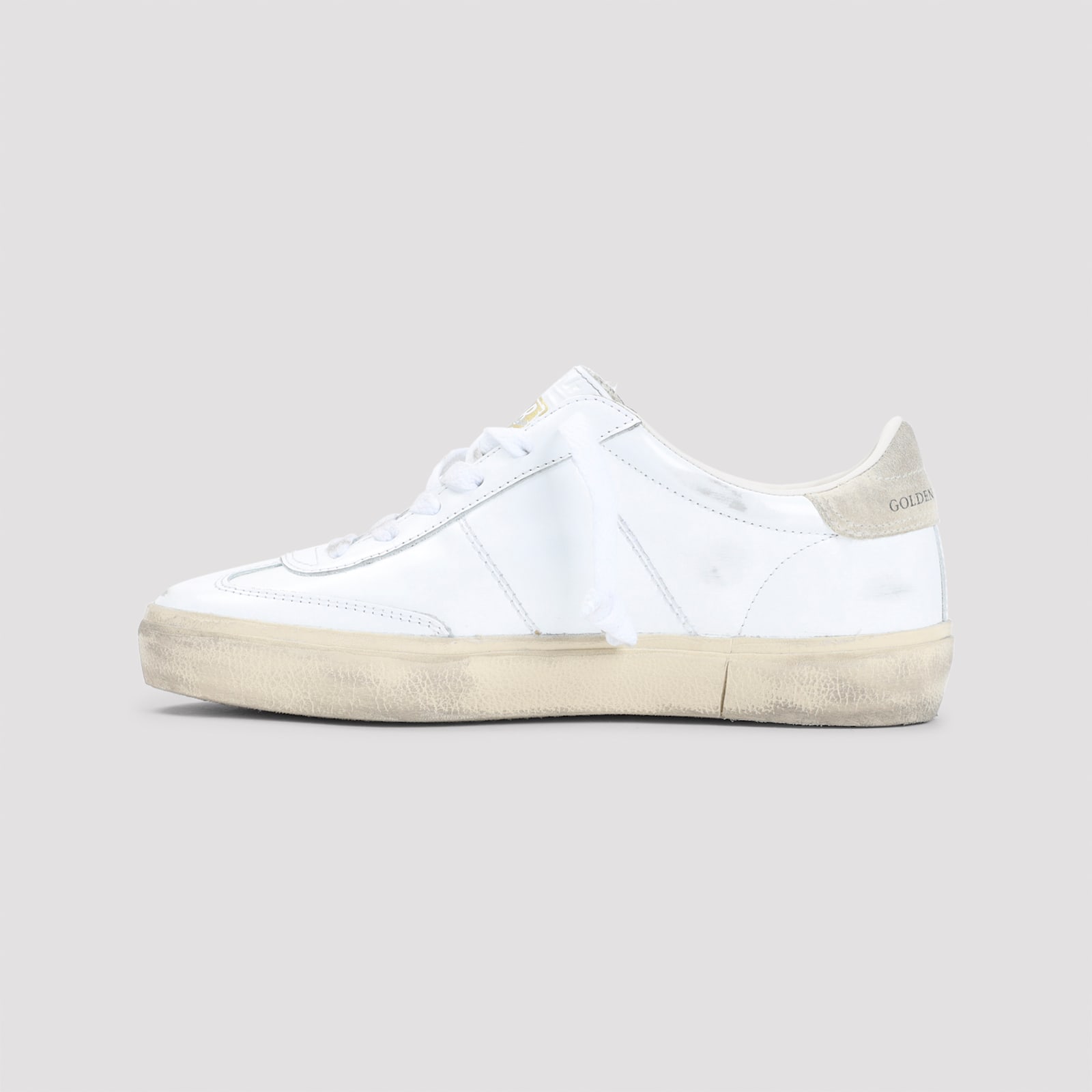 Golden Goose Classic Lace-up Low-top Sneakers In White
