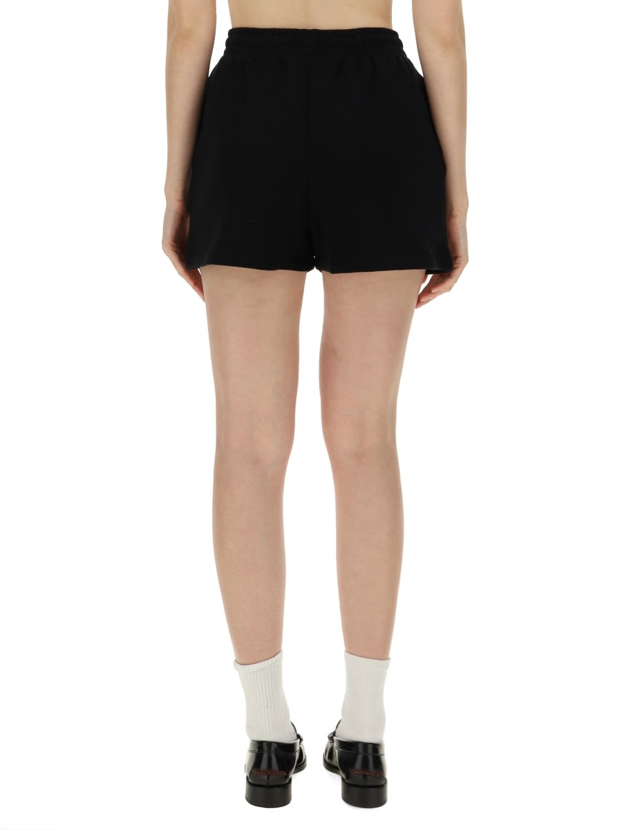 Rotate Birger Christensen Rotate Birgerchristensen High Waisted Shorts In Black