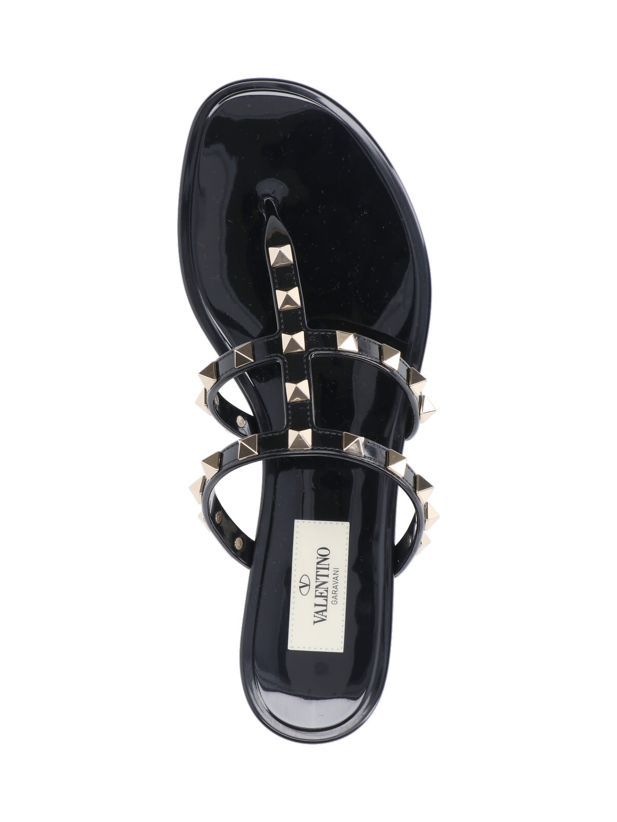 Valentino Stylish Sandals Featuring Studded Open Toe In Black