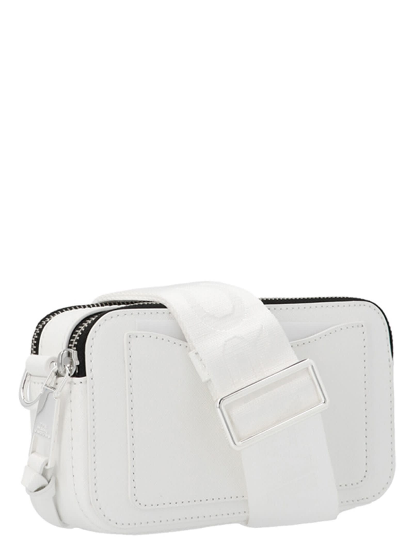 Shop Marc Jacobs The Snapshot Dtm Crossbody Bag In White