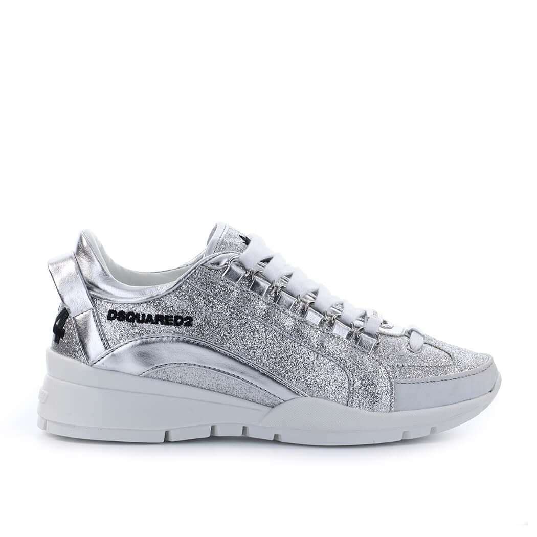 Dsquared2 551 Silver Glitter Sneaker