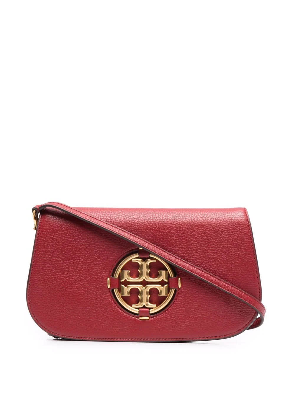 Tory Burch Miller Small Convertible Bag In Red Leather