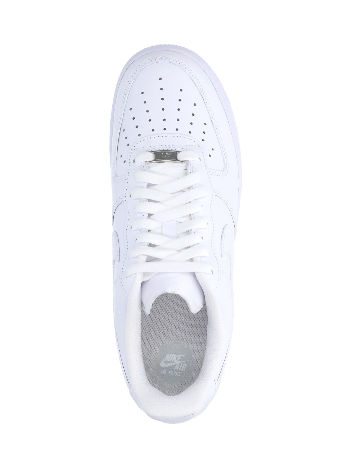 Nike Air Force 1 Low Retro Premium Leather Sneakers In White