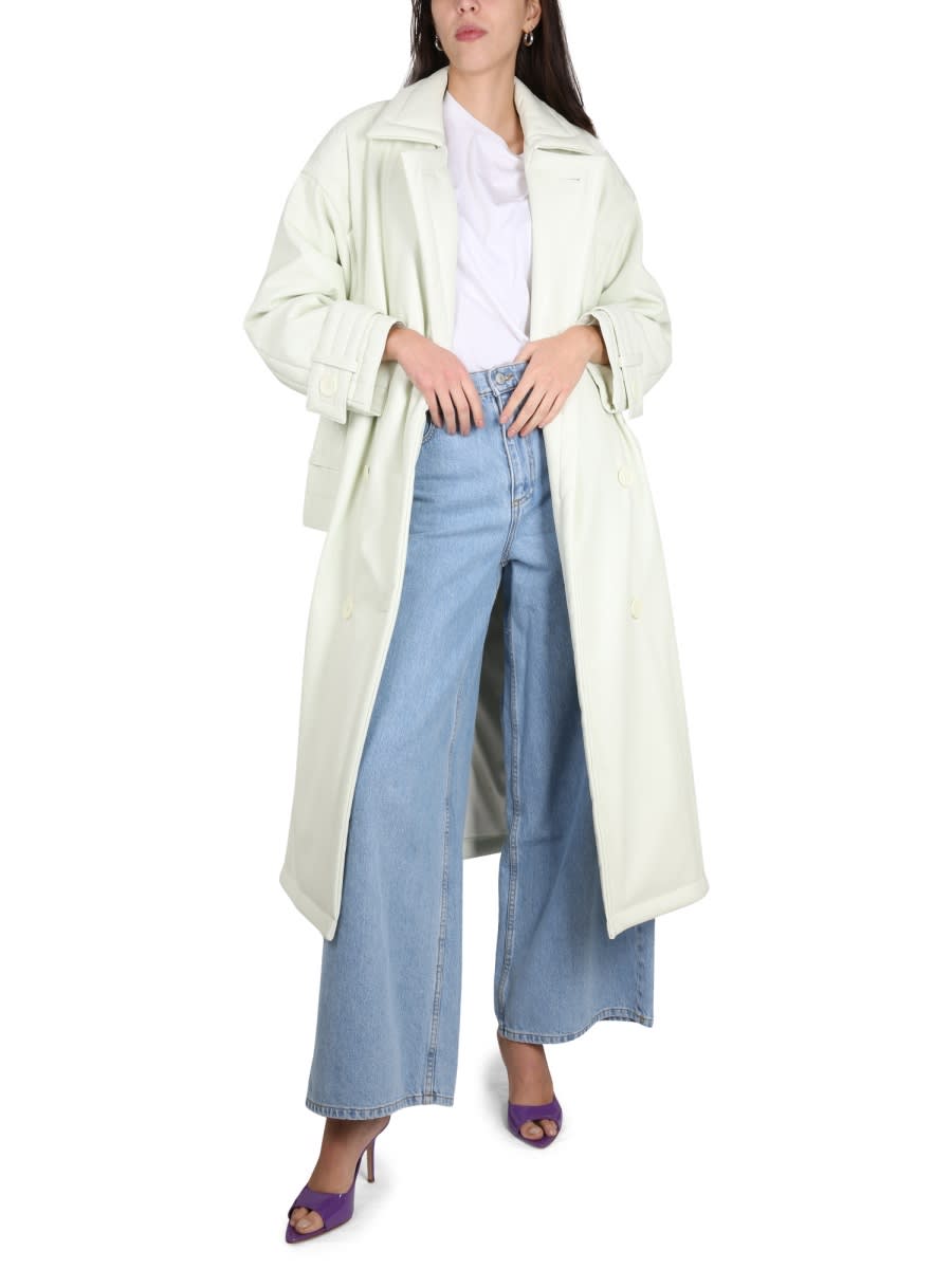 Shop Stand Studio Trench Emily In Green