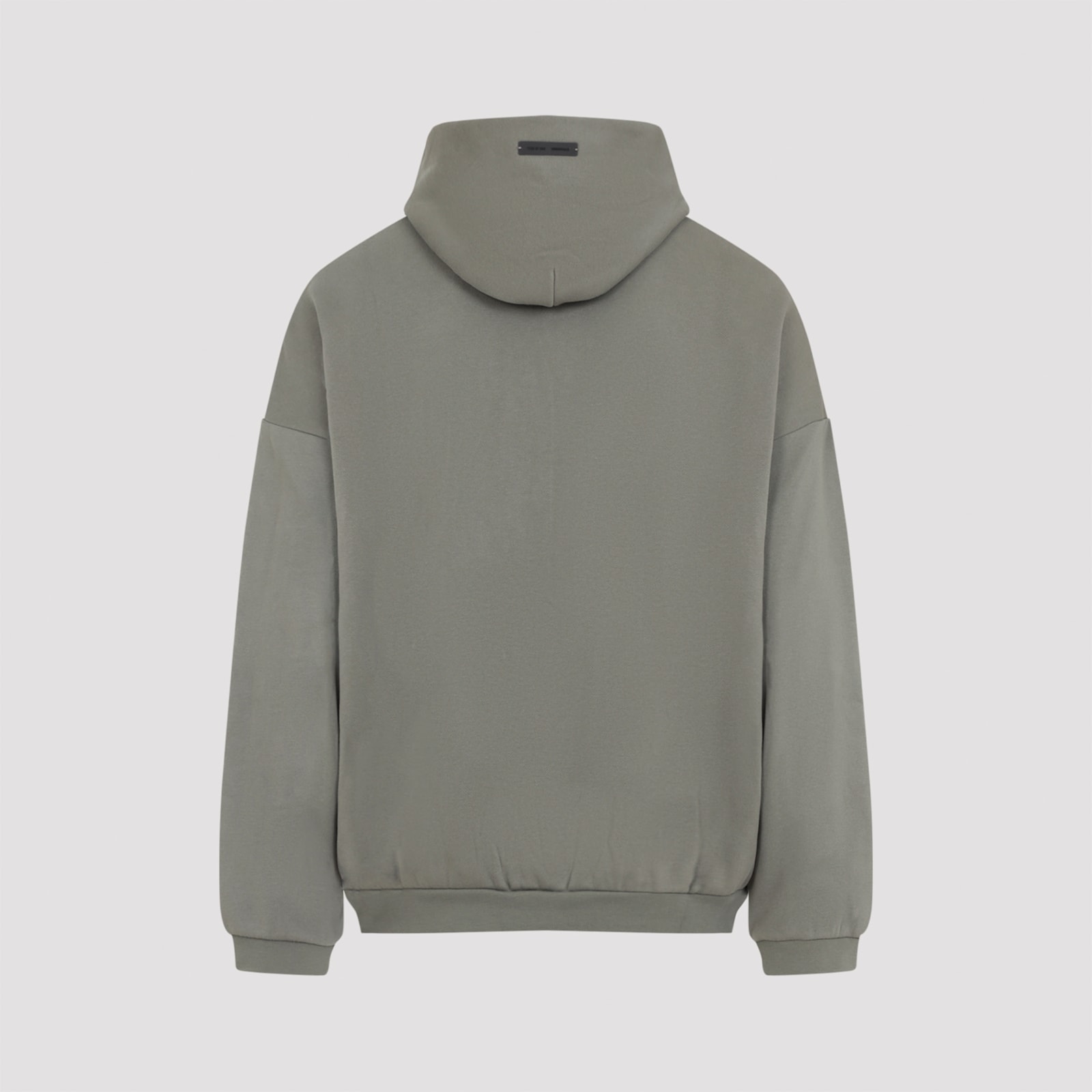 Fear Of God Moss Green Cotton 90s Fit Fleece Hoodie In Green