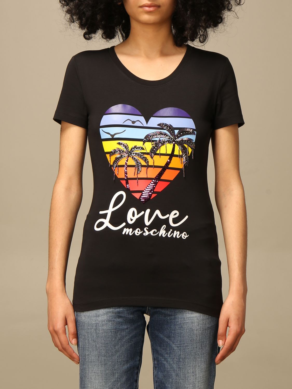 Love Moschino T-shirt Love Moschino Logo T-shirt