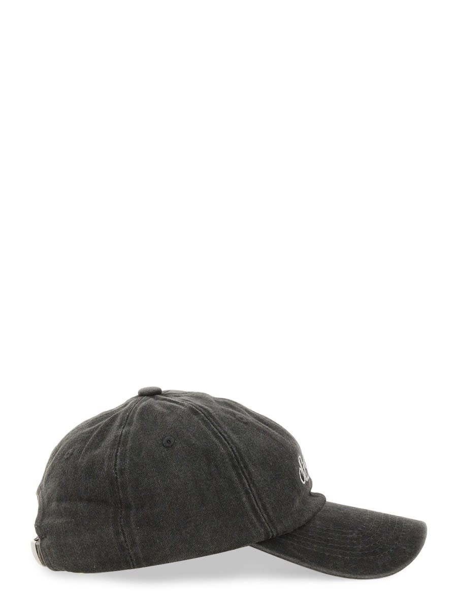 Shop Mc2 Saint Barth Baseball Hat With Logo In Grey