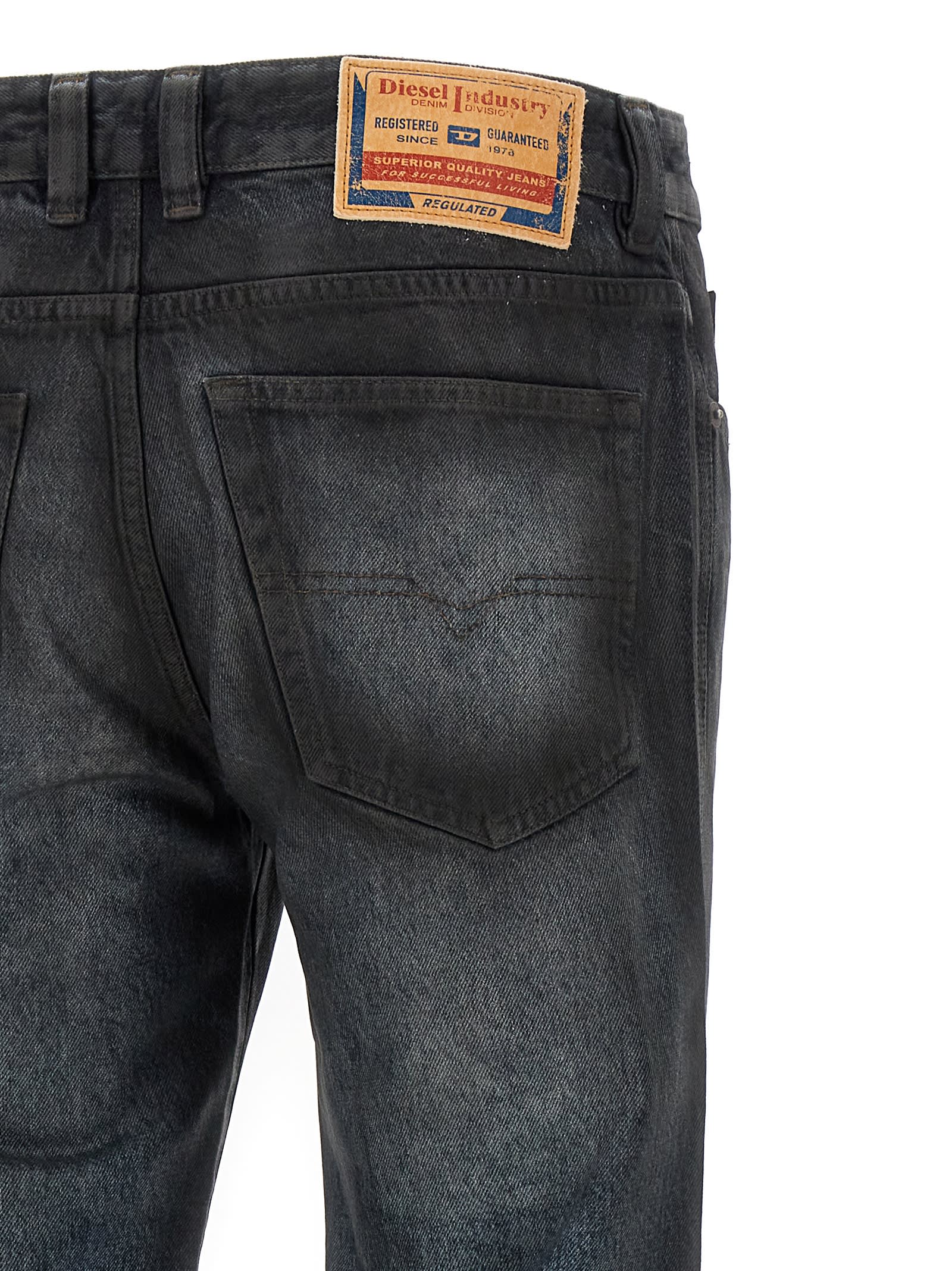 Diesel Black Slim 1993 D-vyl 007bd Jeans In Black